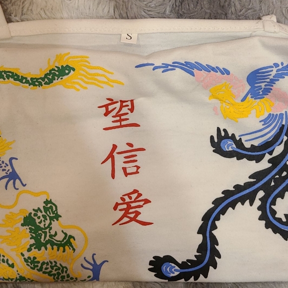 Dragon crop tank top - Picture 4 of 4